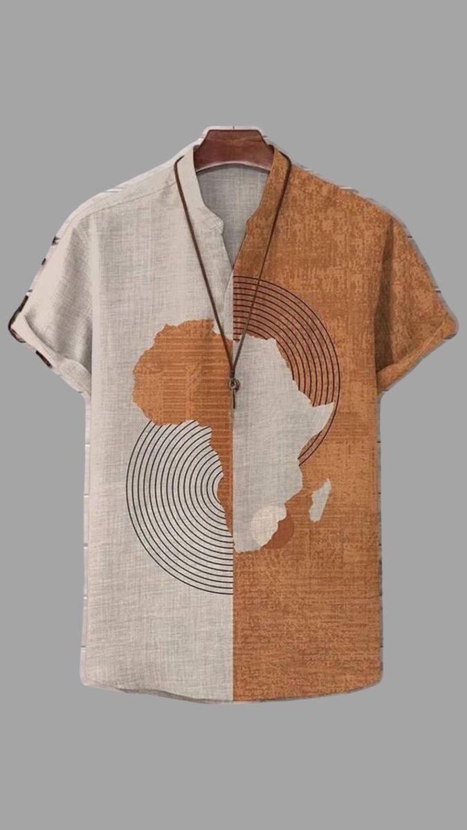 Camisa Estampada Laranja